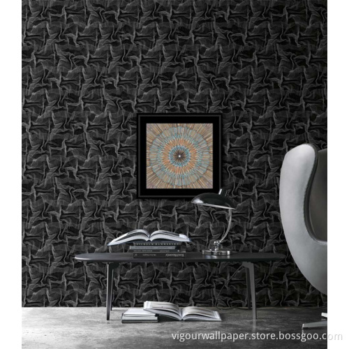PVC Emboss Waterproof 3D Wallpaper for Wall Decoration